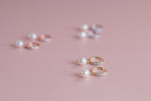 Load image into Gallery viewer, Freya Pearl Huggies