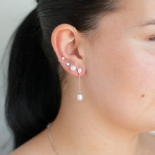 Load image into Gallery viewer, Olivia Pearl Drop Studs