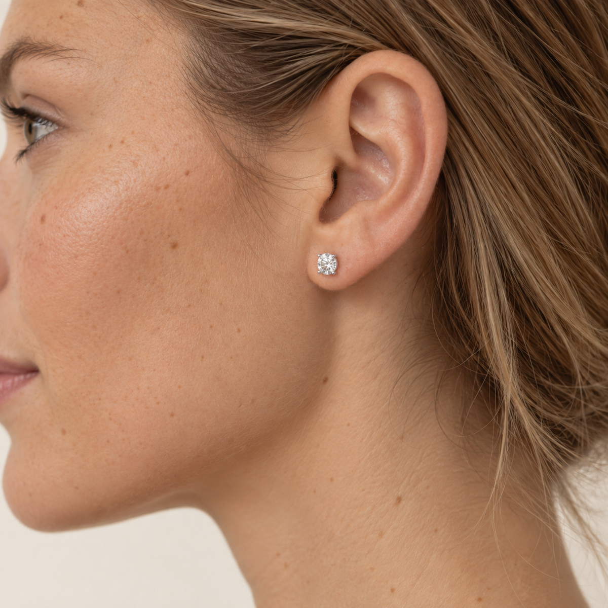 Sophia Moissanite Studs