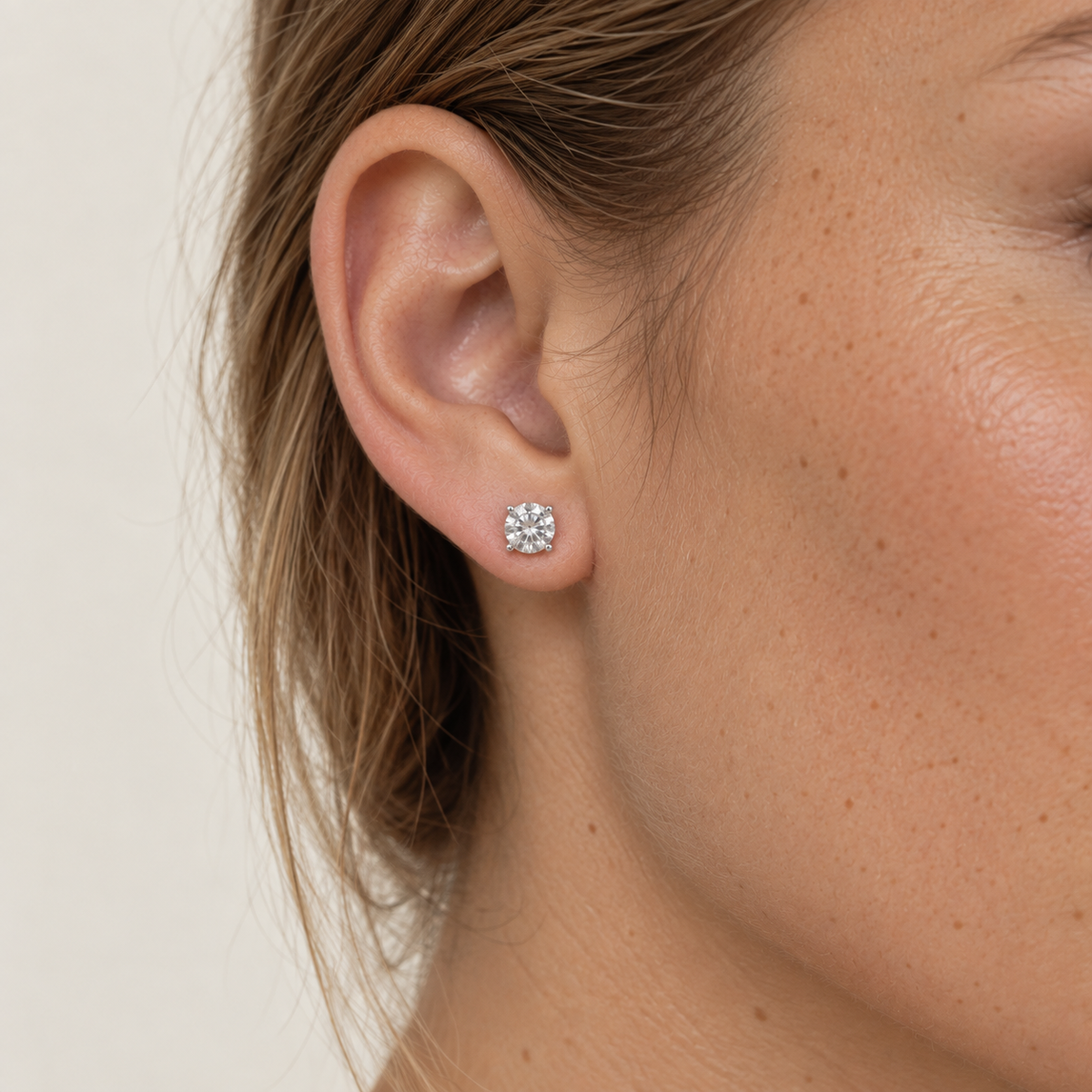 Sophia Moissanite Studs