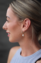 Load image into Gallery viewer, Freya Pearl Huggies