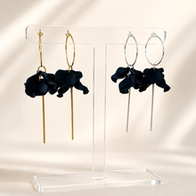 Load image into Gallery viewer, Petite Peony Hoops
