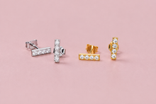 Load image into Gallery viewer, Nora Bar Studs
