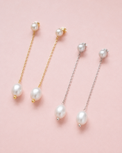 Load image into Gallery viewer, Jessie Pearl Drop Studs
