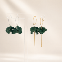 Load image into Gallery viewer, Petite Peony Hoops
