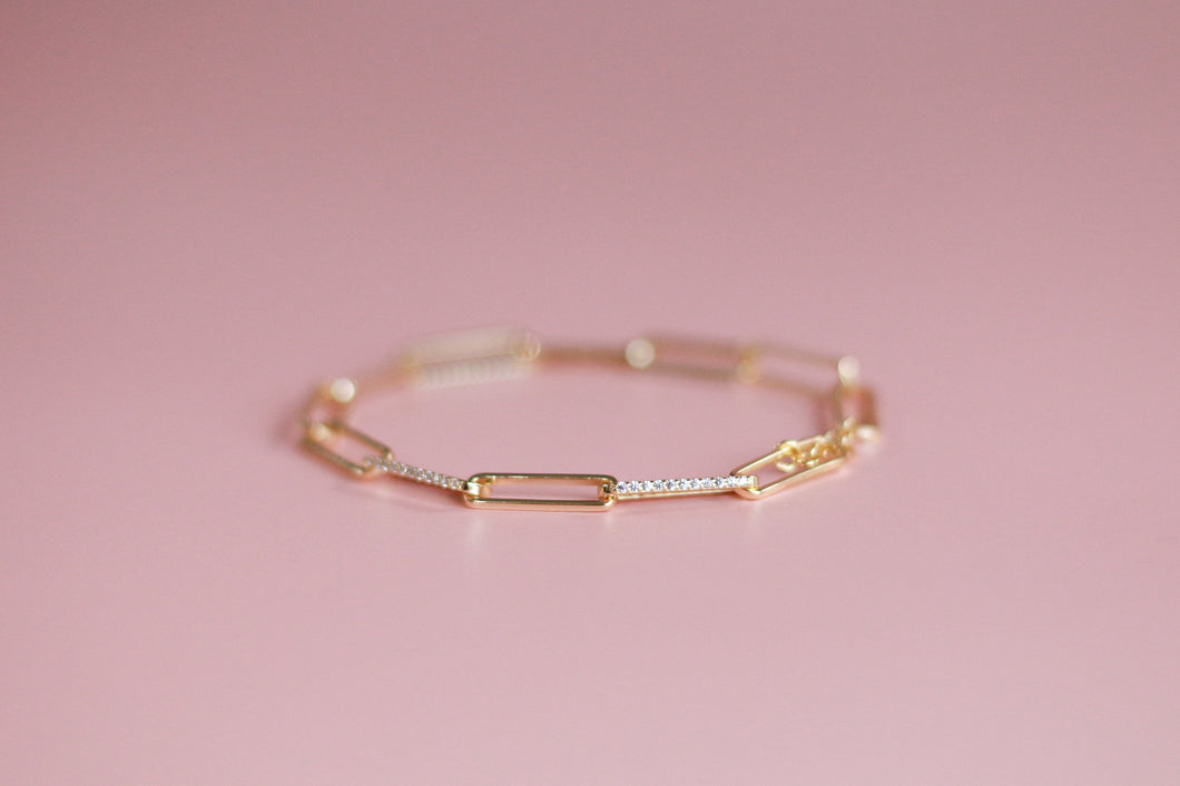 Lottie Paperclip Bracelet