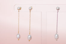 Load image into Gallery viewer, Jessie Pearl Drop Studs
