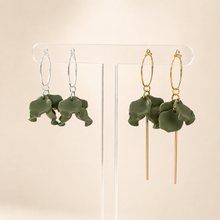 Load image into Gallery viewer, Petite Peony Hoops
