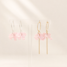 Load image into Gallery viewer, Petite Peony Hoops
