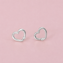 Load image into Gallery viewer, Remi Heart Studs
