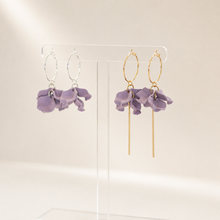 Load image into Gallery viewer, Petite Peony Hoops
