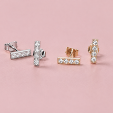 Load image into Gallery viewer, Nora Bar Studs
