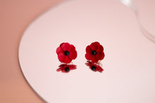 Load image into Gallery viewer, ANZAC Poppy Earrings
