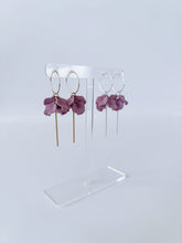 Load image into Gallery viewer, Petite Peony Hoops
