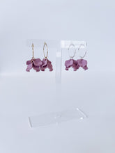 Load image into Gallery viewer, Petite Peony Hoops
