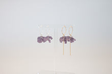 Load image into Gallery viewer, Petite Peony Hoops
