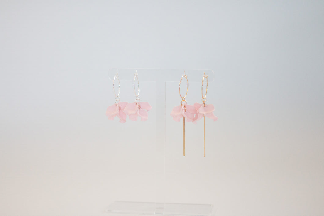 Petite Peony Hoops