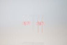 Load image into Gallery viewer, Petite Peony Hoops
