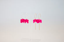 Load image into Gallery viewer, Petite Peony Hoops
