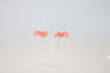 Load image into Gallery viewer, Petite Peony Hoops
