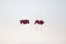 Load image into Gallery viewer, Petite Peony Hoops
