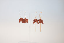 Load image into Gallery viewer, Petite Peony Hoops
